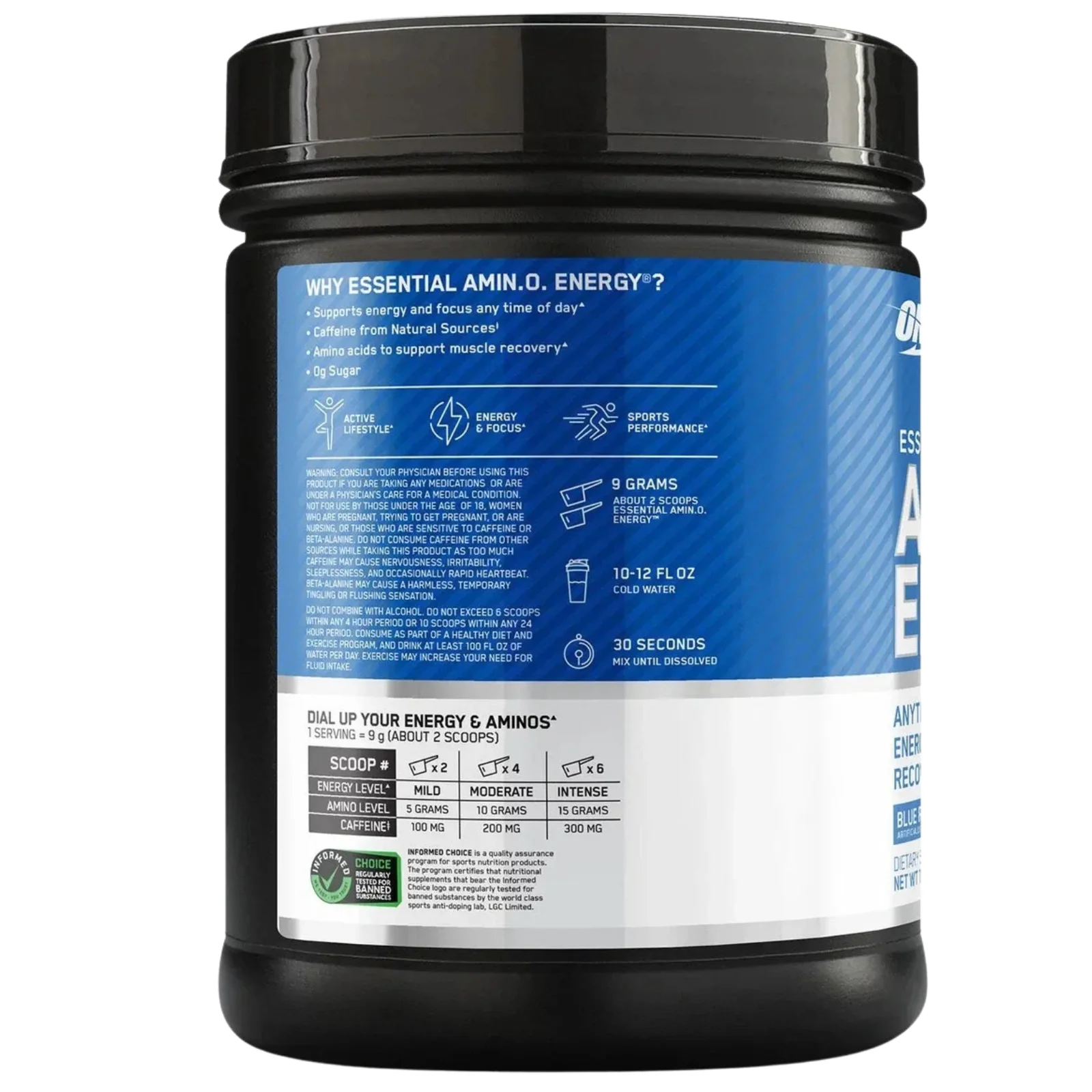 amino energy 65 serv optimum nutrition envia suplementos mora azul sf1