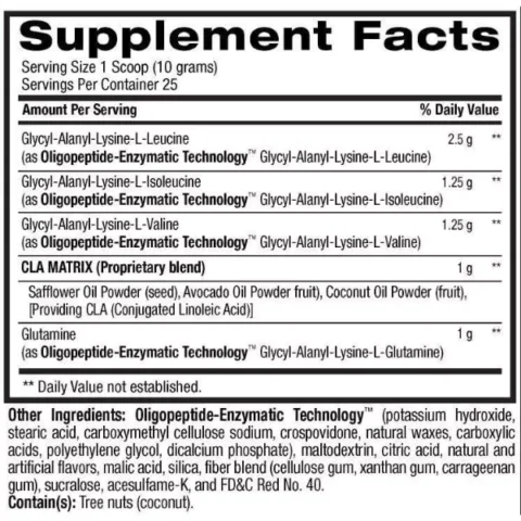 Best Amino 25 Serv Facts