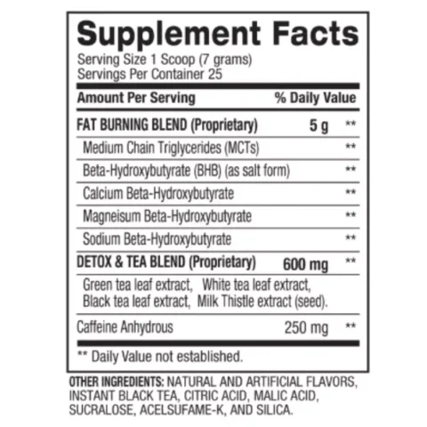 Keto Tea 25 Serv - Bpi Sports