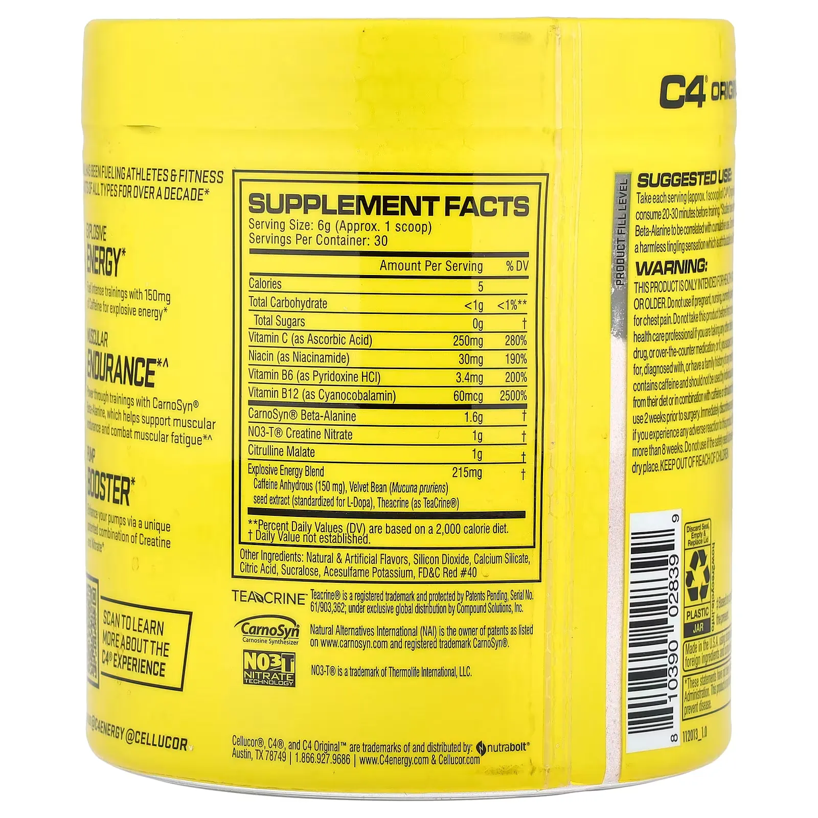 c4 Original 30 serv ponche envia suplementos sf
