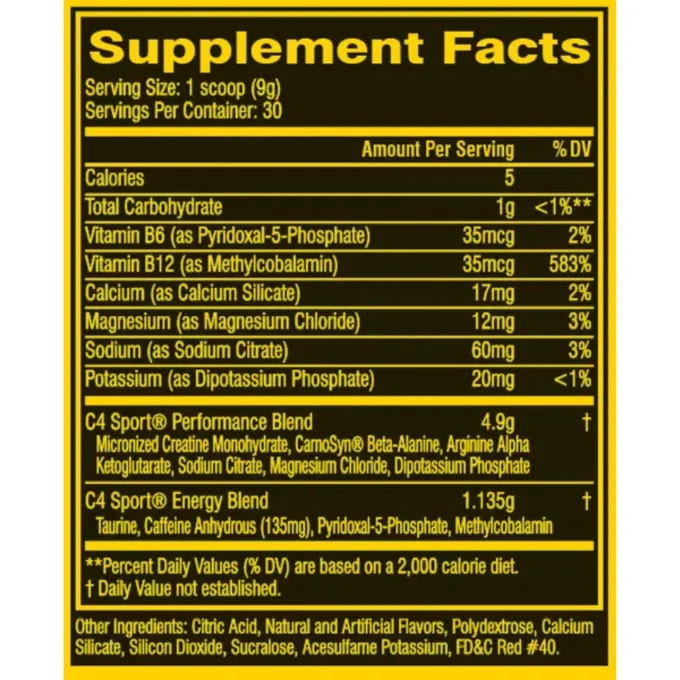 c4 cellucor 30 serv sf envia suplementos