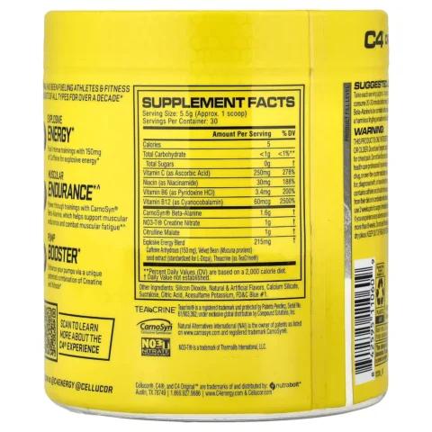 c4 original 30 serv cellucor envia suplementos sf