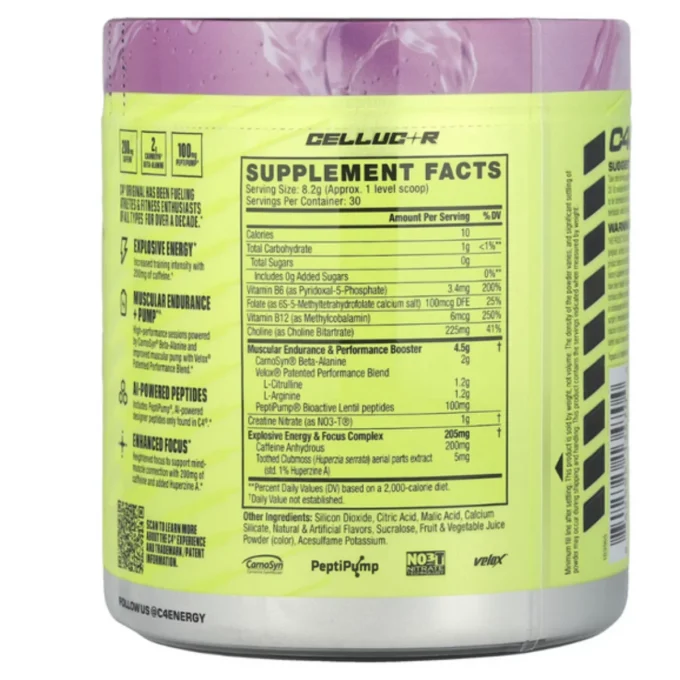 c4 original 30 serv uva envia suplementos sf