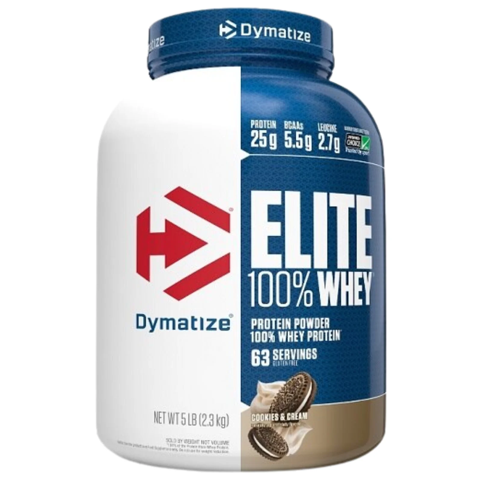 elite-whey-5-lbs-dymatize 25g-proteina-suero 5-5g-bcaas 2-7g-leucina 4-4g-glutamina informed-choice-63-porciones