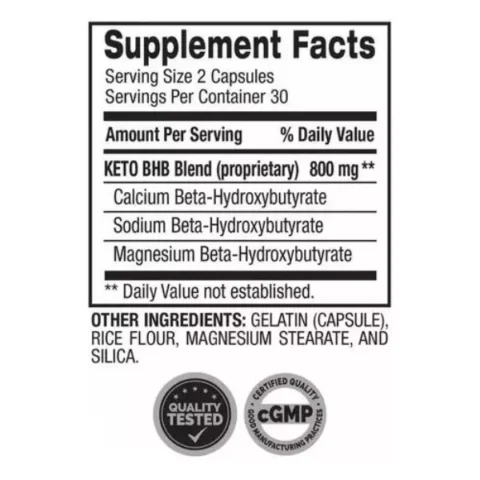 Ketogenic BHB 60 Caps - Bpi Sports