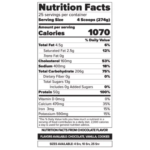 mass gainer 15lbs - finaflex sf