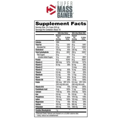 super mass gainer 12 lbs dymatize envia suplementos sf