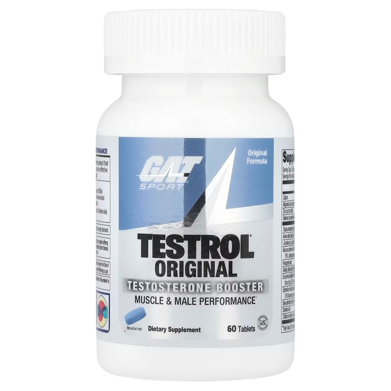 testrol-original 60-tabs gat-sport supplement-facts tribulus-45-saponins epimedium saw-palmetto fenugreek-damiana-cnidium