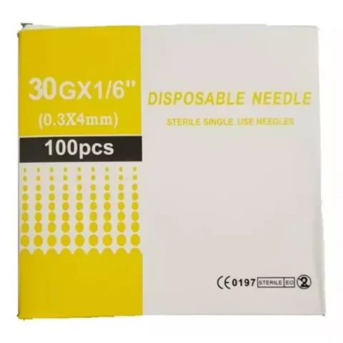 Aguja Para Mesoterapia 30G x 4mm1
