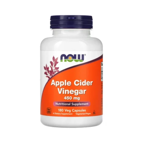 Vinagre De Sidra De Manzana 180 Veg Caps 450 mg - Now Foods