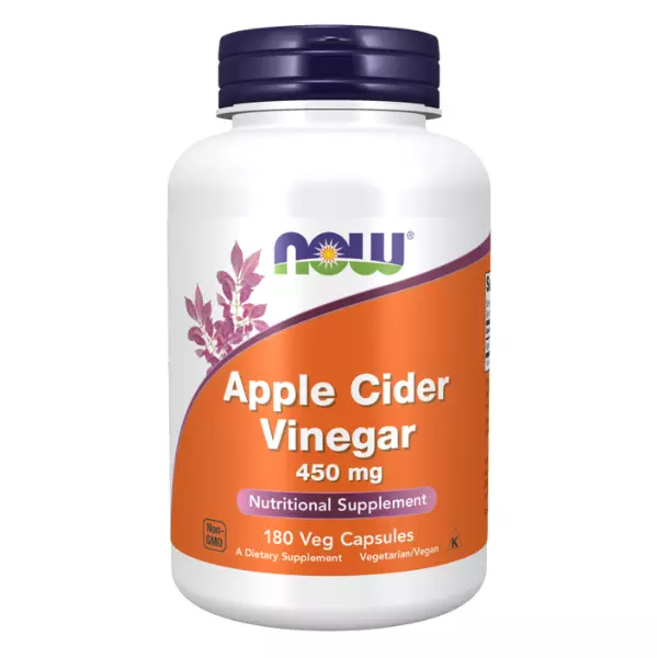 Vinagre-De-Sidra De-Manzana-180 Caps-450-mg-Now-Foods