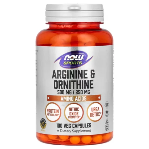 arginina con ornitina now foods envia suplementos