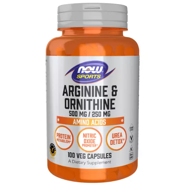 arginina y ornitina now