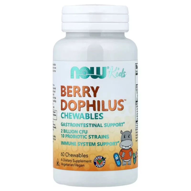 berry deophilus chewables now foods kids envia suplementos