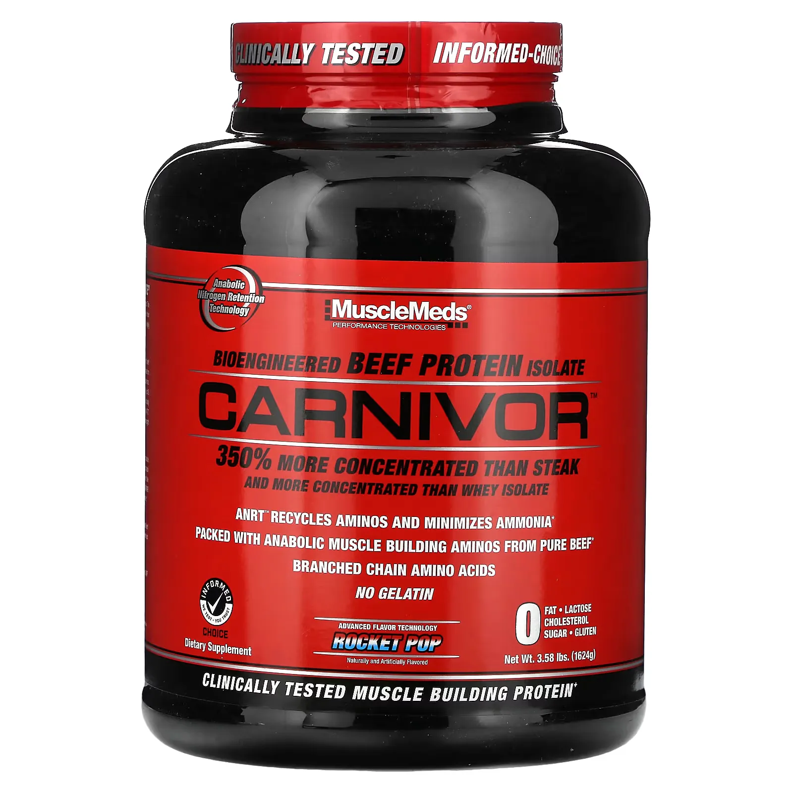 carnivor 4 lbs rocket pop envia suplementos