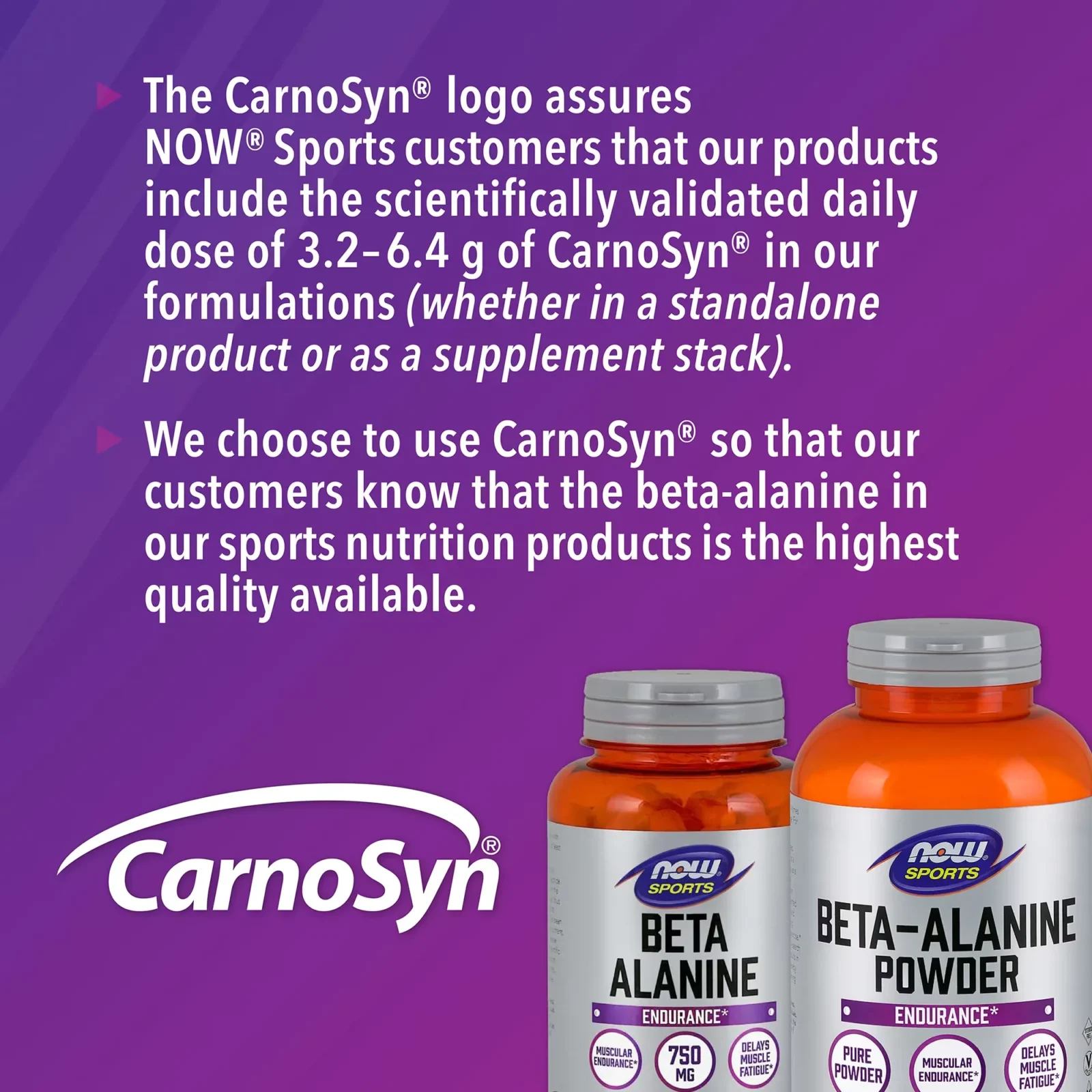 carnosyn banner now foods envia suplementos
