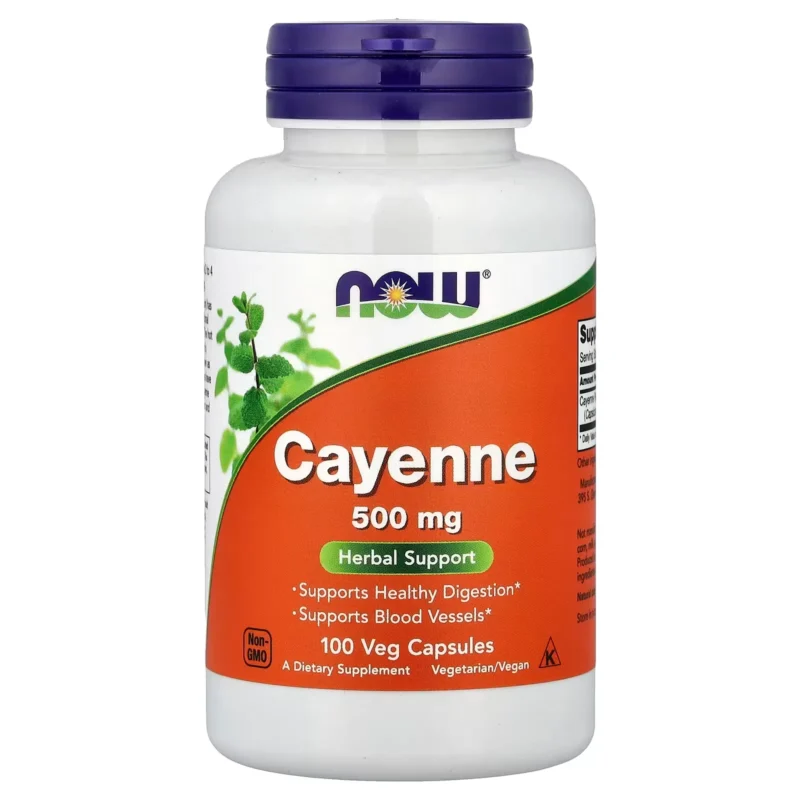 cayenne now foods envia suplementos