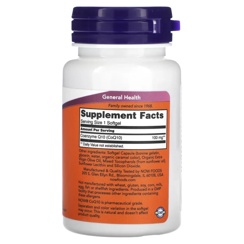 coq10 100 mg now foods envia suplementos sf