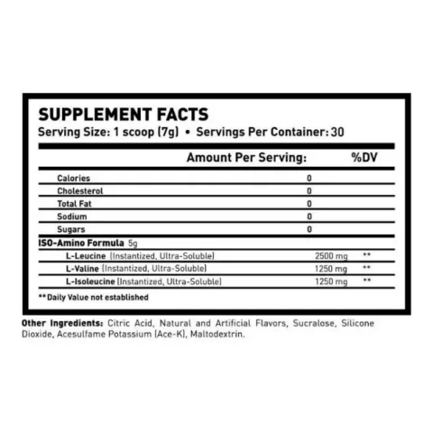 iso amino mas sports sf