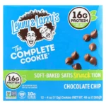 enny Larry's The Complete Cookie galleta proteica vegana chocolate chip 4oz