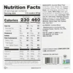 Lenny Larrys Complete Cookie frente etiqueta 16g proteína vegetal 10g fibra Non-GMO