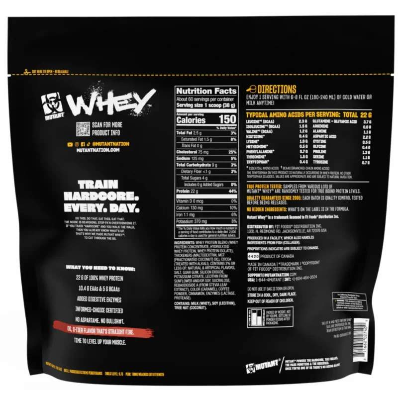 mutant whey 5 lbs envia suplementos sf