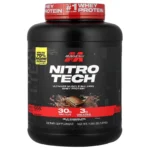 nitro-tech-muscletech 4-lbs frente-etiqueta isolate-peptide-blend multi-phase-filtration banned-substance-free gmp-usa
