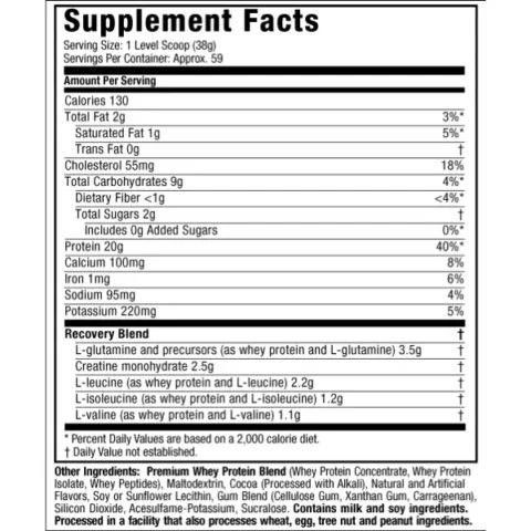 premium 100% Whey protein sf