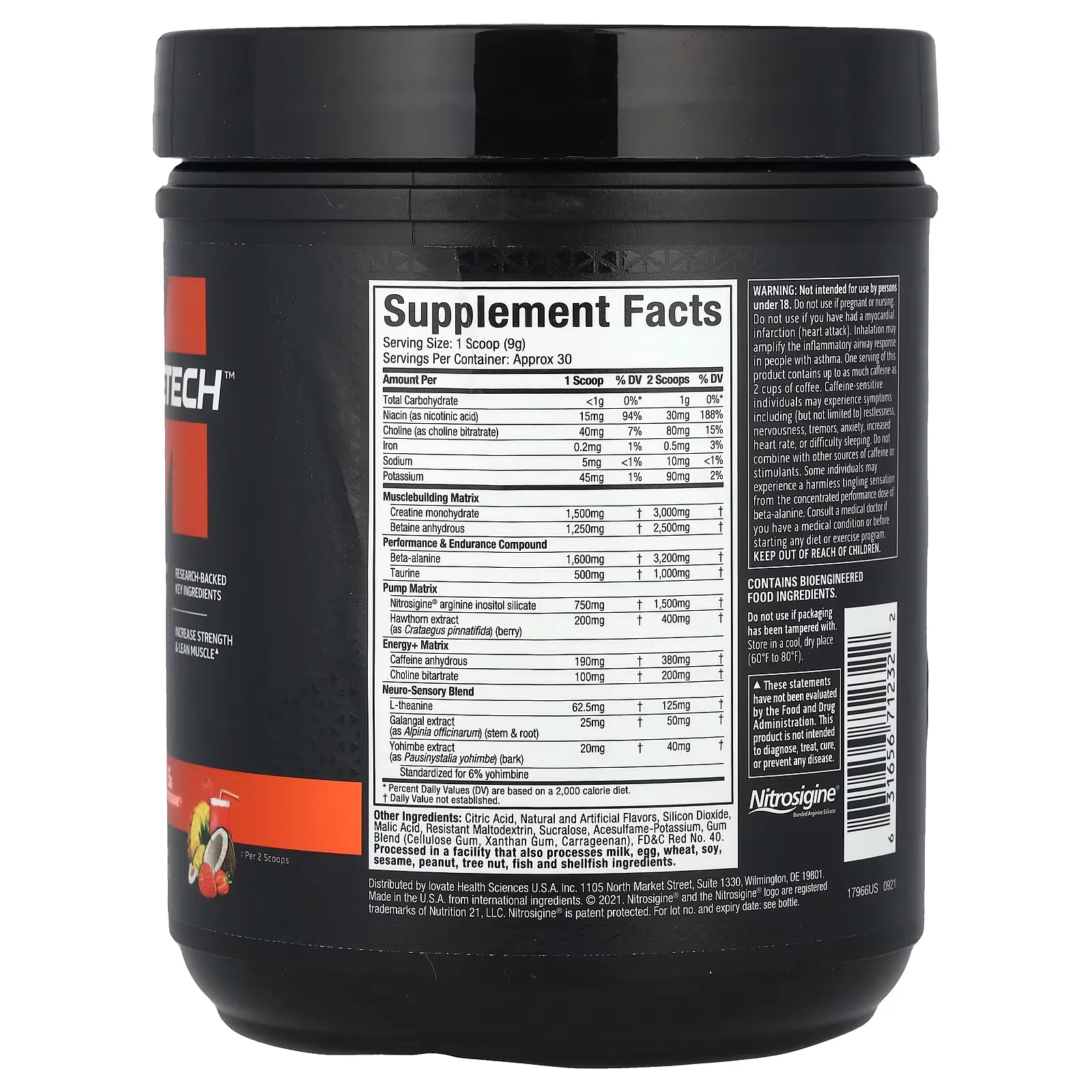 vapor-x5-muscletech-frente-etiqueta-beta-alanina-betaina-creatina-cafeína-380mg