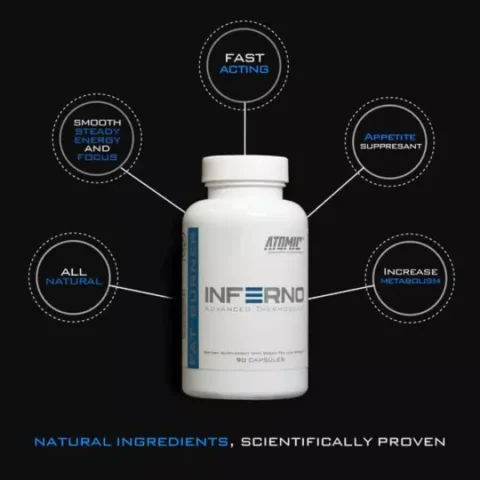 Atomic Strength Nutrition inferno envia suplementos sf 1