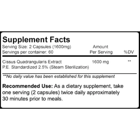 Cissus Quadrangularis nutrakey 1