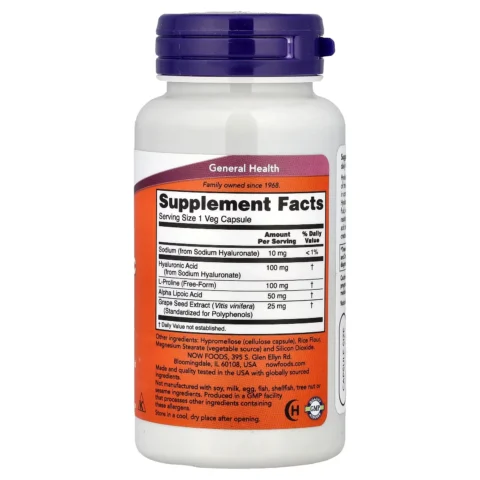 acido hialuronico now foods envia suplemenos sf