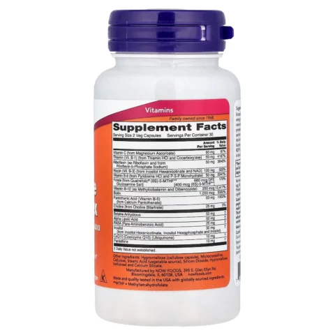 co enzyma con complejo b now foods envia suplementos sf