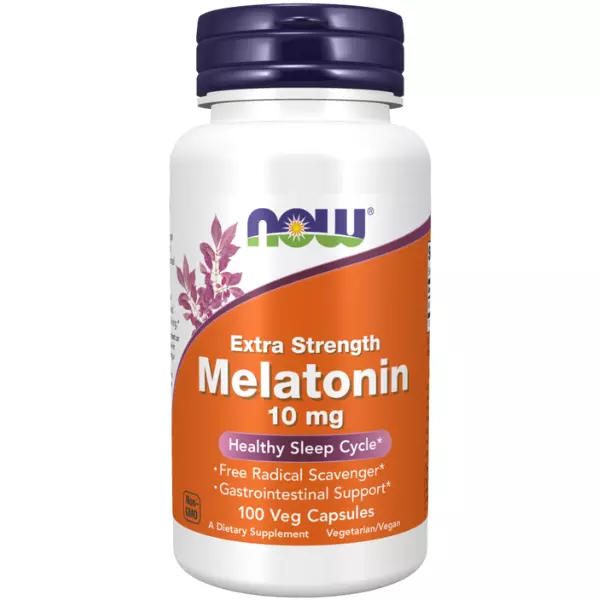 melatonina 10 mg now foods