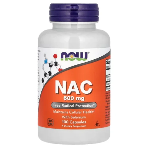 nac 600 mg now foods 100 caps envia suplementos