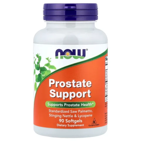 Suplemento Prostate Support NOW Foods bienestar urinario masculino capsulas