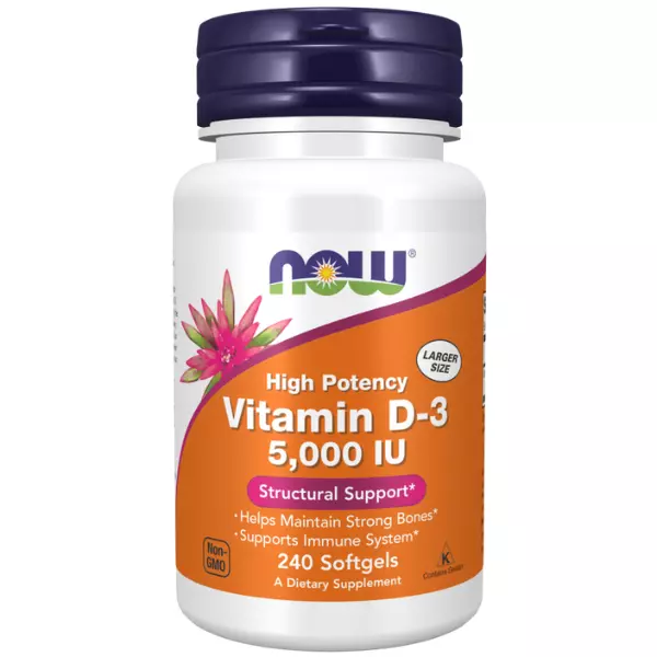 vitamina d3 5000 ui 240 caps now foods