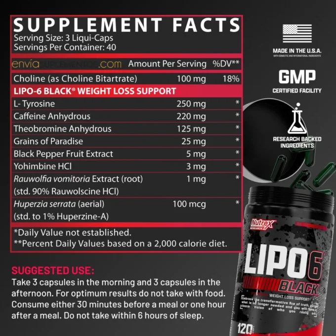 Lipo 6 black nutrex research envia suplementos sf2
