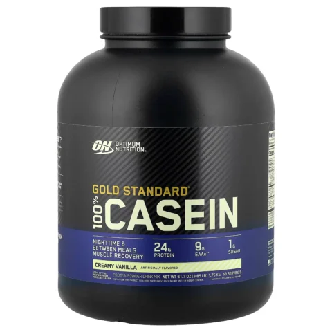 gold standard 100% Casein Optimum Vainilla nutrition envia suplementos