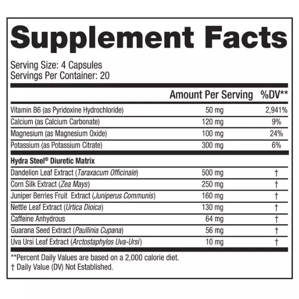 hydra steel diuretico steelfit sf 1