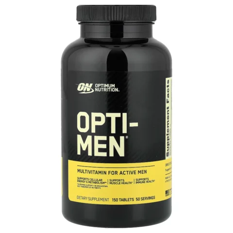 opti-men 150 tabs optimum nutrition 75-activos 4-blends amino-men phyto-men viri-men vitaminas-minerales hombres-activos