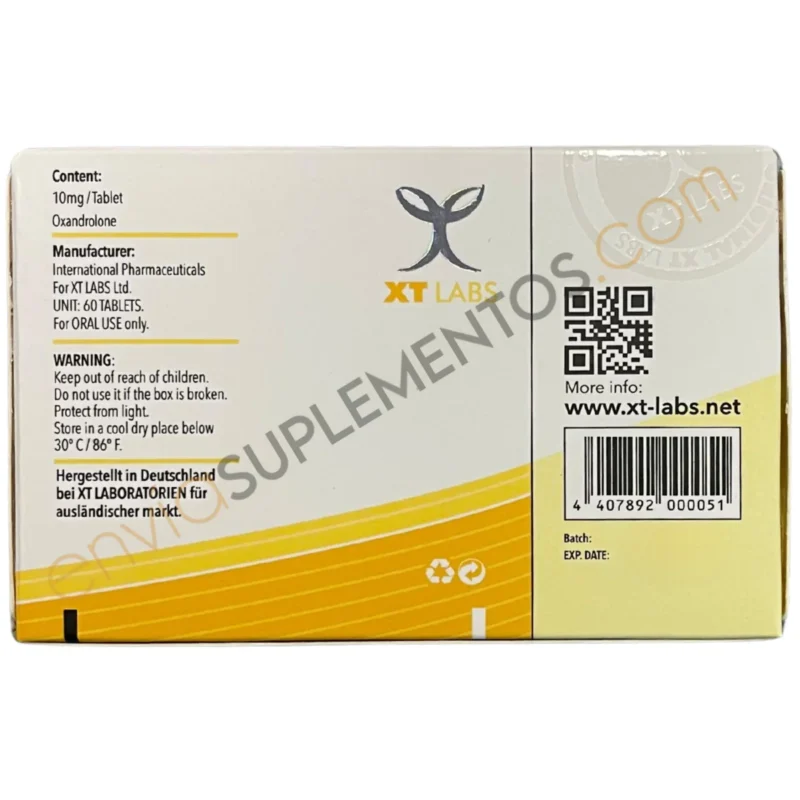 Oxandroplex oxandrolona XT Labs envia suplementos