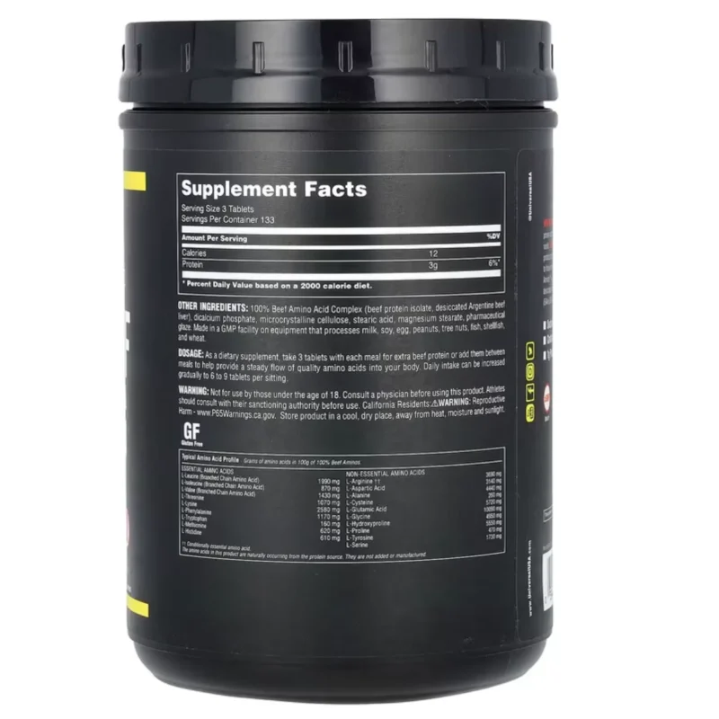 100% beef aminos universal nutrition envia suplementos mexico sf