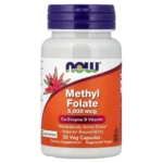 Folato de Metilo 5000 mcg now foods envia suplementos