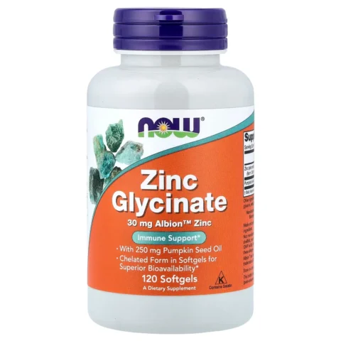 glicinato de zinc now foods envia suplementos