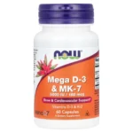 mega d-3 & mk7 now foods envia suplementos