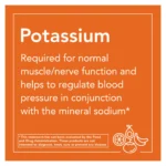 Suplemento Potassium Plus Iodine Now Foods tabletas minerales para tiroides y equilibrio electrolítico
