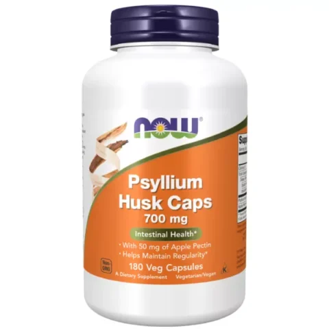 psyllium husk 700 mg now foods 180 caps envia suplementos