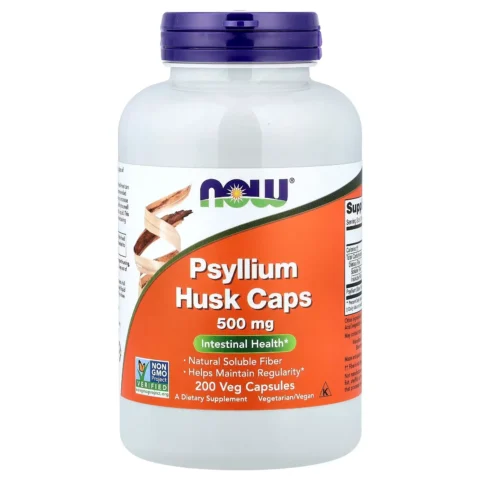 psyllium husk now foods envia suplementos 500 mg