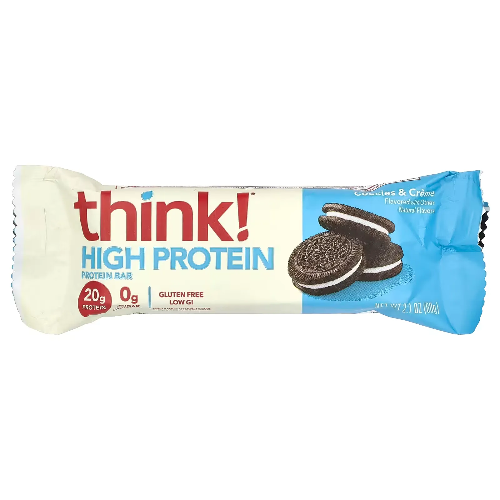 think high protein envia suplementos cookies and cream 1